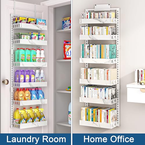 BUKFEN Over the Door Pantry Organizer, 6-Tier | Spice Racks & Pantry - Image 7