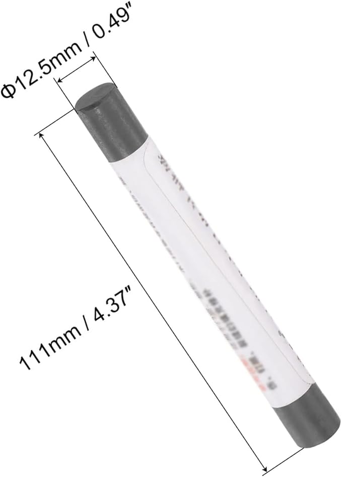Unifizz Wood Wax Filler Stick, Furniture Crayons Wooden Repair Filler Stick Touch Up Wax Paint Pens for Scratches Holes Floor Laminate Door Tables,Deep Nickel Gray,1 Count