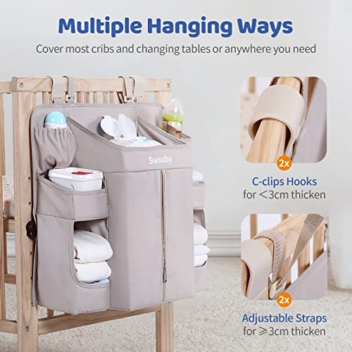 Sweeby Diaper Organizer for Changing Table and Crib - Image 6