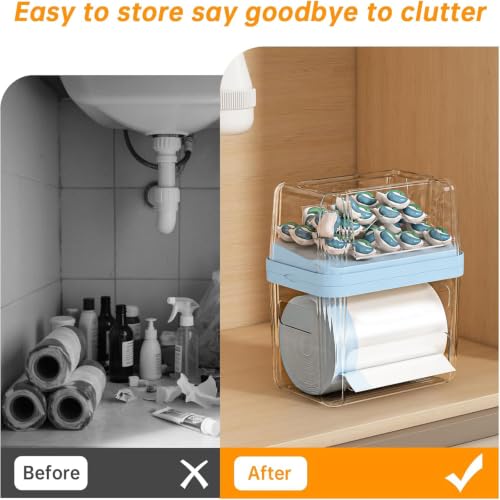 2-in-1 Trash Bag Holder Laundry & Dishwasher Pods - Image 7