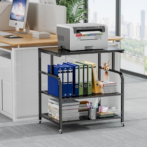 niffgaff Mobile Printer Stand with Large Desktop - 3 Tier - Image 3