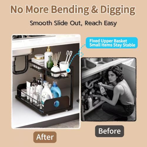 Under Sink Organizer, 1 Pack Under Kitchen Cabinet O | All Products - Image 5