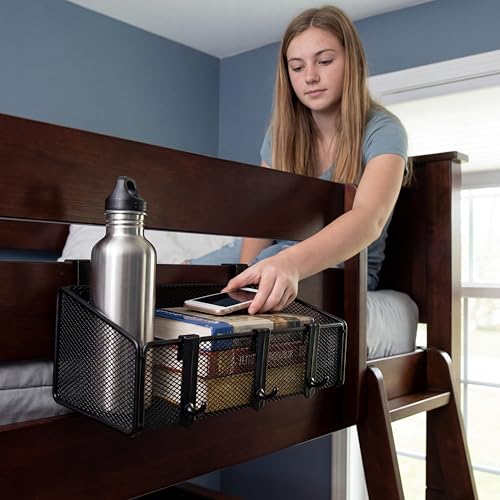 Bedside Shelf for Bed & Bunk Bed Storage Basket Office - Image 3