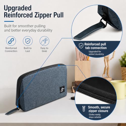 Small Electronics Organizer Travel Case, Cord and Cable Tech Bag - Image 5