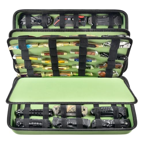 GWCASE 66+ Pocket Knife Organizer Case for Folding Knives - Image 2