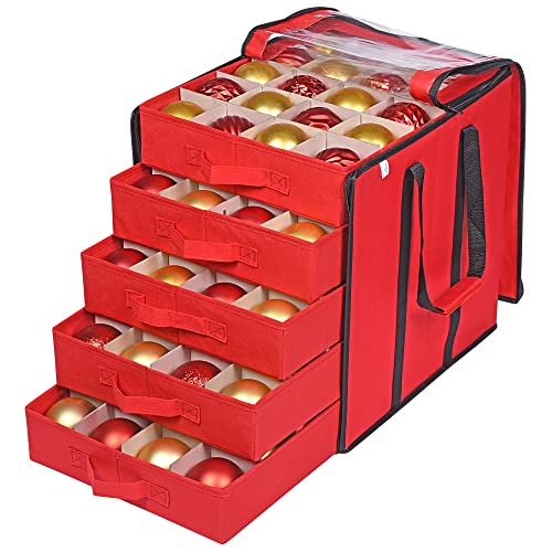 Christmas Ornament Storage Boxes with Dividers - 5 | Home Organization - Image 2