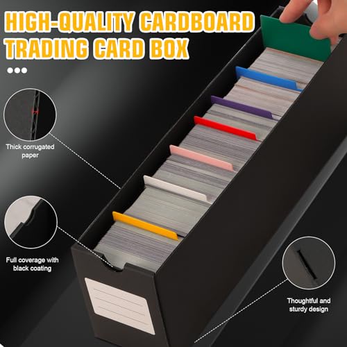 Trading Card Storage Box, Includes 12-600 CT Boxes & 48 - Image 6