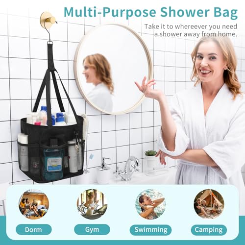 Mesh Shower Caddy Portable for College Dorm Room Essentials - Image 7