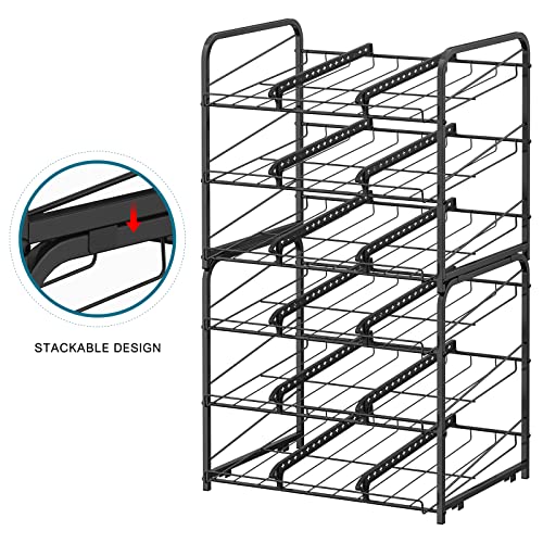 BTY Can Organizer for Pantry Stackable 2 Pack, Can Storage - Image 4