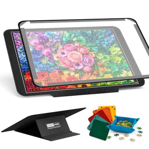 Puzzle Board for 1000 Pieces with Angle Adjustable Stand - Image 2