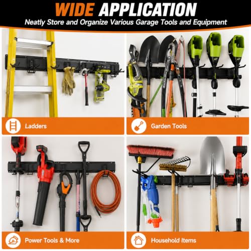 Garage Tool Organizer Wall Mount, Heavy Duty 48 Inch | Garage Storage - Image 8
