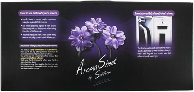 LG Styler Aroma Sheet by Saffron (20 Sheets) (Jasmin Blue)