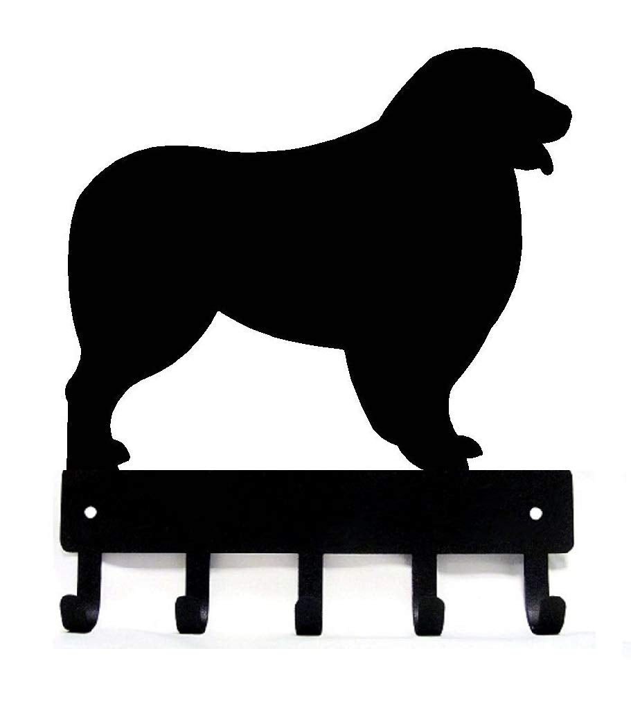 Australian Shepherd Key Holder Leash Hanger Large 9-in - Image 1
