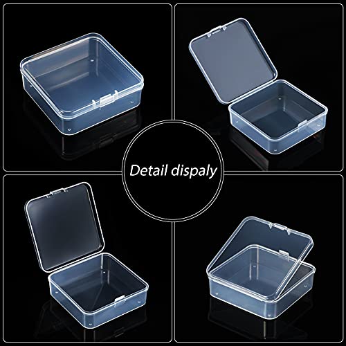 SATINIOR 48 Packs Clear Small Plastic Containers | Home Organization - Image 6