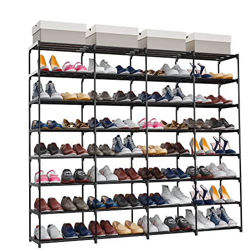 SMILHELTD Large Shoe Rack 4 Row 8 Tier for Entryway | All Products - Image 4