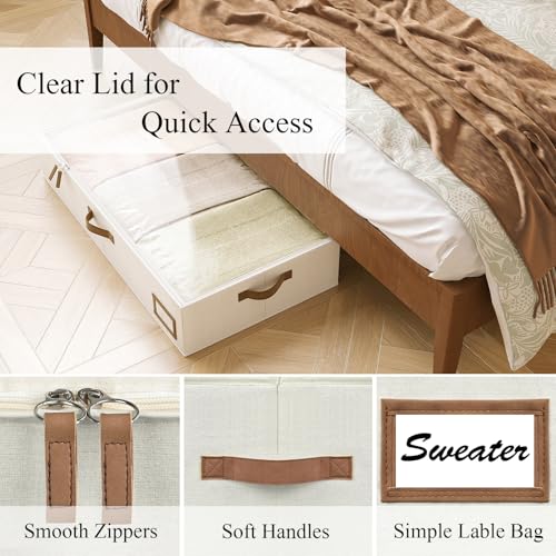 Under Bed Storage, Under Bed Storage Containers Bins for Clothes - Image 4