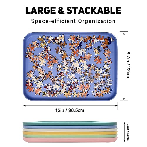 Puzzle Sorting Trays Stackable and Extra-Large Puzzle Trays - Image 4