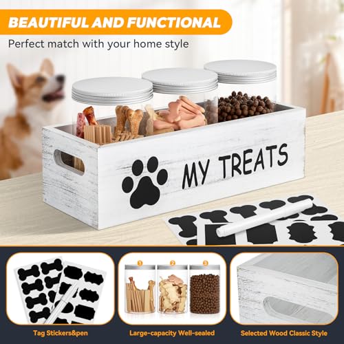 Dog Treat Container for Countertop - Dog Food Storage - Image 5