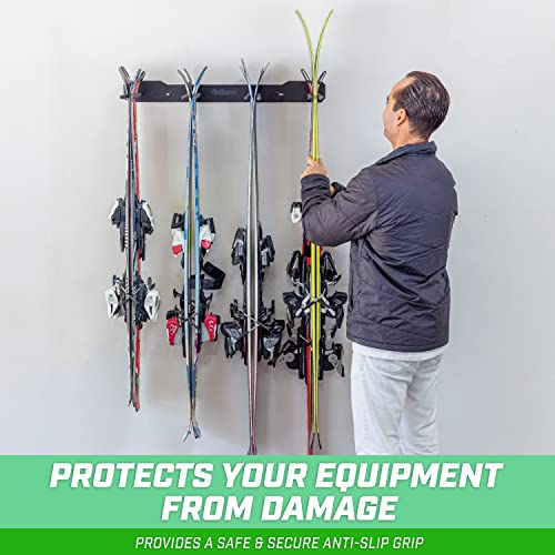 GoSports Wall Mounted Ski and Snowboard Storage Rack - 2 - Image 4