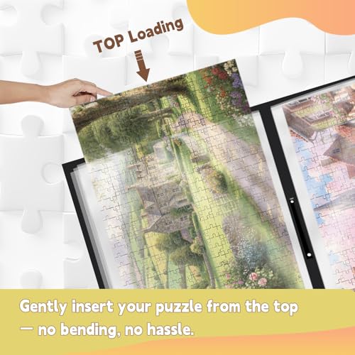 Puzzle Storage Folder with Labeling Tab,Puzzle Binder - Image 7