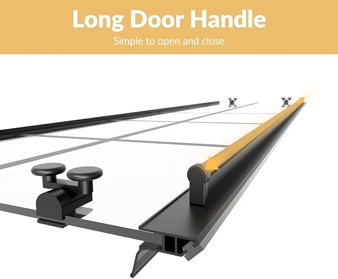 ELEGANT Framed Sliding Shower Enclosure 36 in. D x 36 in. W x 72 in. H, 2 Stationary Panels, 1/4'' Clear Glass Sliding Shower Doors, Black Brushed Nickel (Shower Base Not Included)
