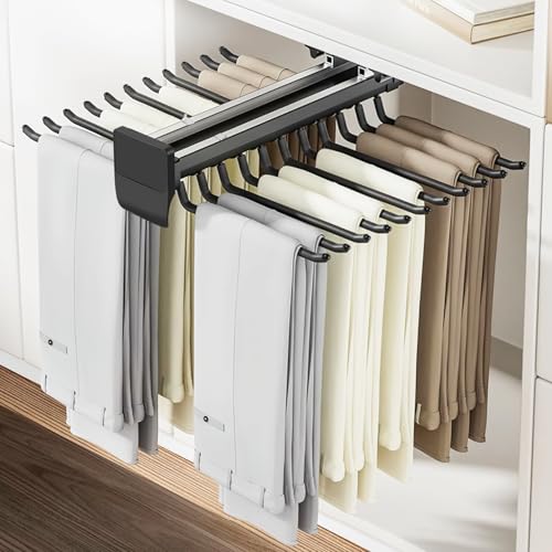 YJINGRUI Pull Out Pants Rack and Pull Out Trousers Rack - Image 4
