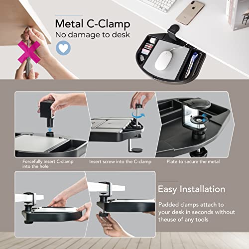 EHO Clamp-On Desk Organizer, Multifunctional with Pe | All Products - Image 3
