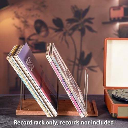 LiTY Solid Wood Vinyl Record Stand, Multi-Purpose Vinyl - Image 6