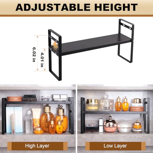 Expandable Narrow Medicine Cabinet Organizer Shelves - Image 5