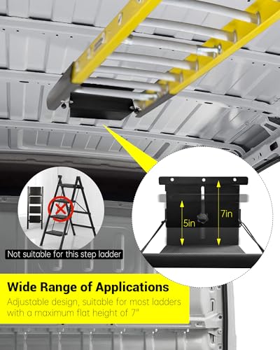Universal Van Interior Ladder Storage Holder | Garage Storage - Image 4
