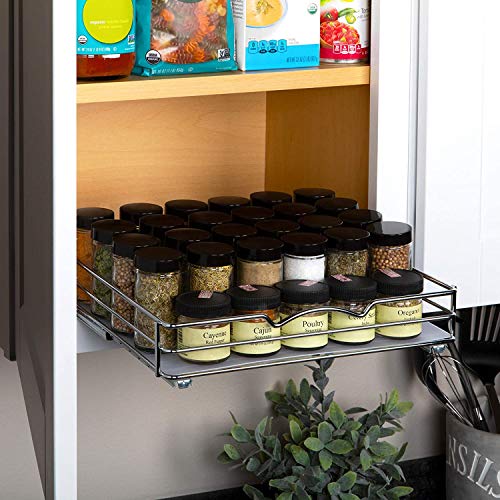 Pull Out Spice Rack for Cabinet, Spice Organizer 12 ⅜"W x - Image 3