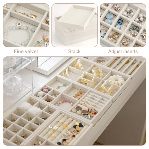 10 Pack Jewelry Organizer Tray Drawer Inserts Stacka | Jewelry Organiz - Image 7