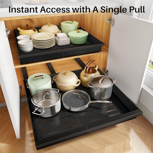 Pull out Cabinet Organizer, 2-Pack Expandable(13.6"-24") - Image 7