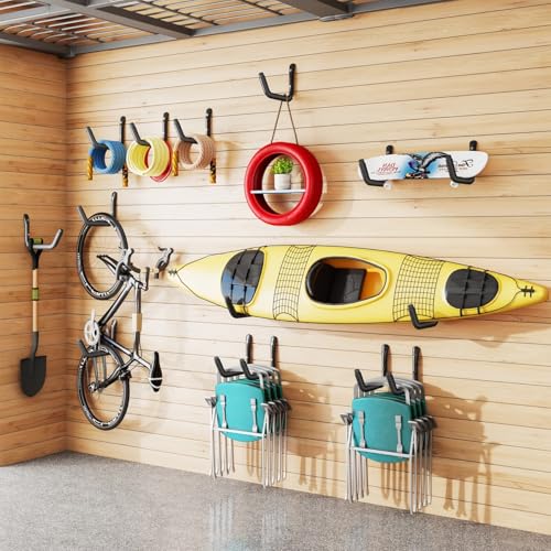 Heavy Duty Garage Storage Hooks - 120 LB Capacity Wall - Image 3