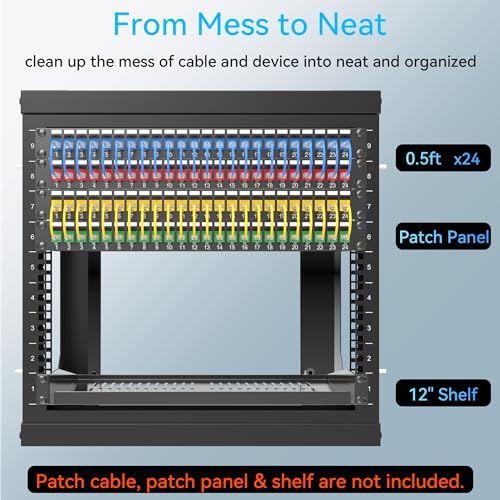 Server Rack Wall Mount 9U with Swing Open, Wall Moun | All Products - Image 7