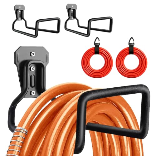 Hose Hanger Wall Mount, Garden Hose Holder Heavy Duty - Image 2