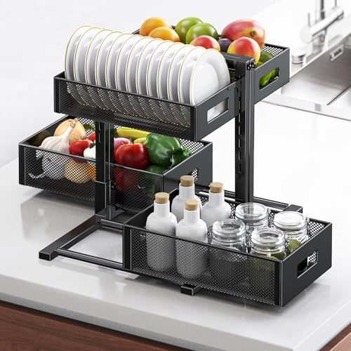Under Sink Organizer for Bathroom & Kitchen, Under Cabinet - Image 4