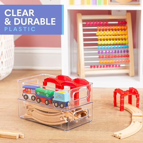 Plastic Food Storage 2 Pack Clear Container Bin with | All Products - Image 3