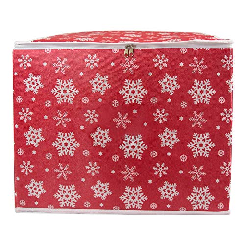 DII Christmas Ornament Storage Box with Dividers, Holds 75 - Image 5