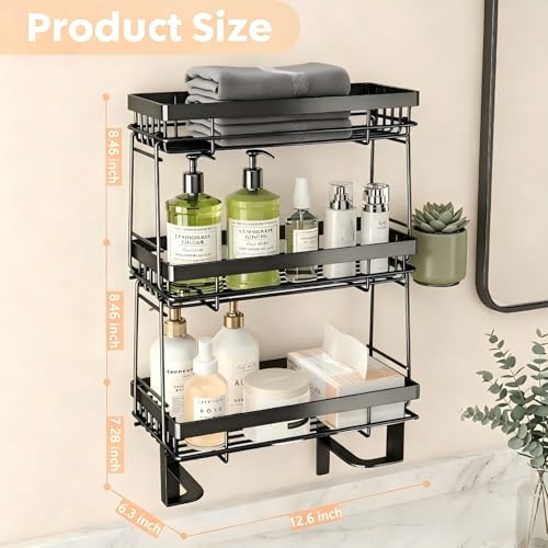Over The Toilet Storage Rack - Bathroom Organizer Shelf - Image 3
