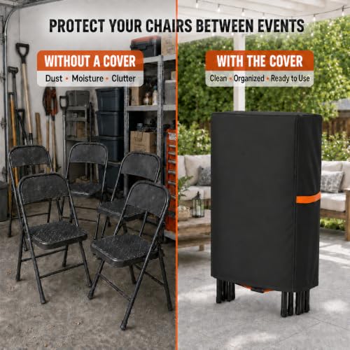 Folding Chair Storage Bag Waterproof Heavy Duty 420D Cover 1Pack - Image 6