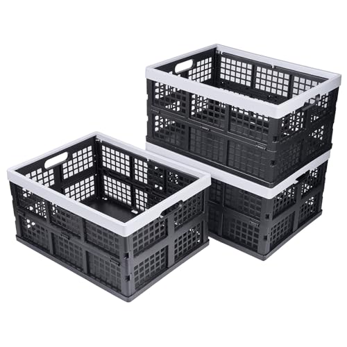 Aebeky 3-Pack Plastic Collapsible Storage | Home Organization - Image 2