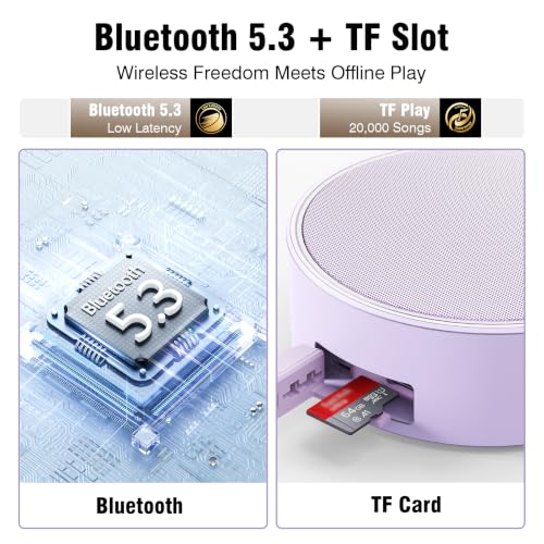 INSMY C12 IP67 Waterproof Shower Bluetooth Speakers Portable - Image 4