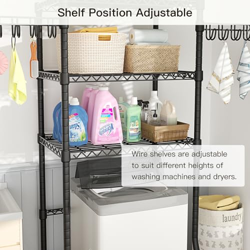 U8 Medium Laundry Room Storage Organizer, Over the Washer - Image 5