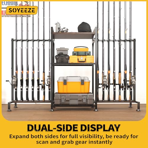 Fishing Rod Holder for 28 Rods, Ground Stand Fishing Pole - Image 6