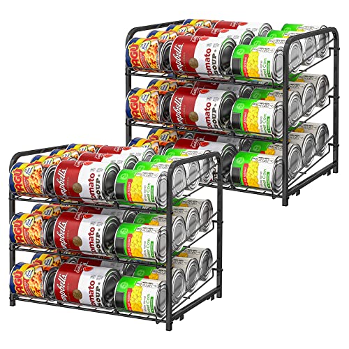 BTY Can Organizer for Pantry Stackable 2 Pack, Can Storage - Image 2