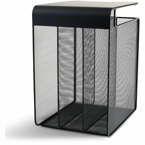 Safco Onyx Hanging Desktop Organizer with 3 Vertical Trays - Image 2