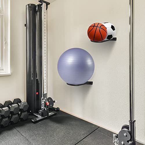 Medicine Ball Rack - Wall Mount Stability Ball Storage - Image 8