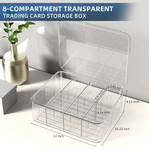 Transparent Plastic Trading Card Storage Box for Loose Cards - Image 3