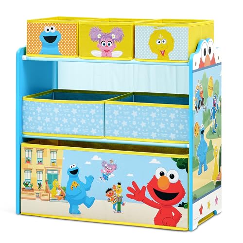 Delta Children - Sesame Street Design & Store 6 Bin Toy - Image 7